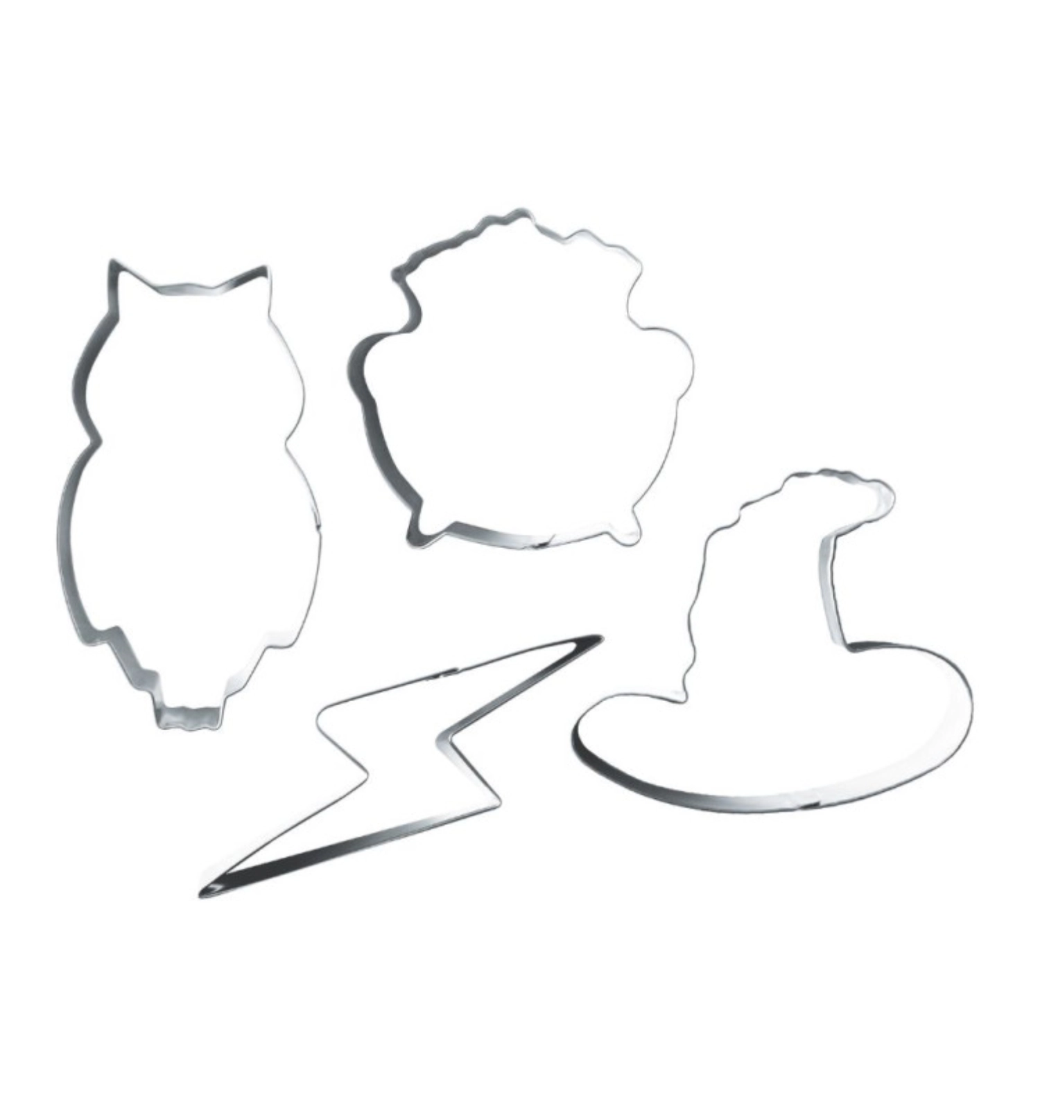 Set de 4 emporte-pièces magie