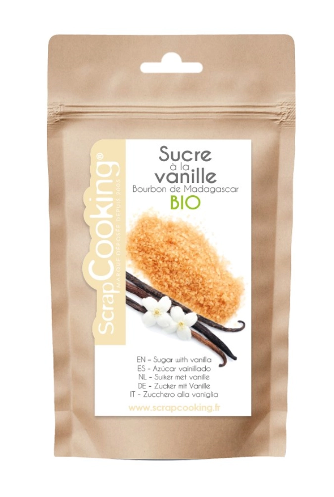 Sucre vanillé bourbon de madagascar bio 50g