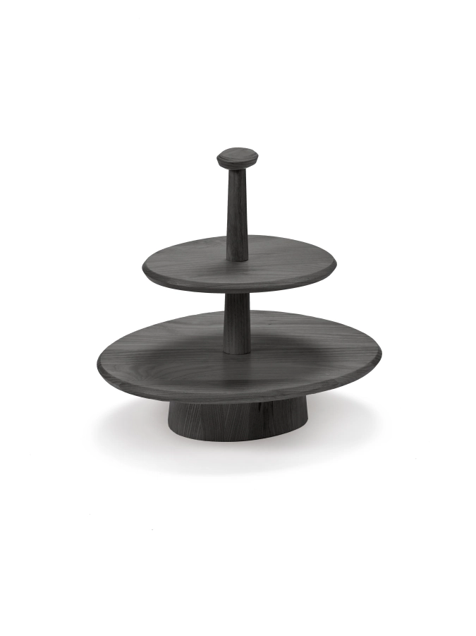 Dune présentoir à gâteaux 01 Two Tier noir 41x39x38.5