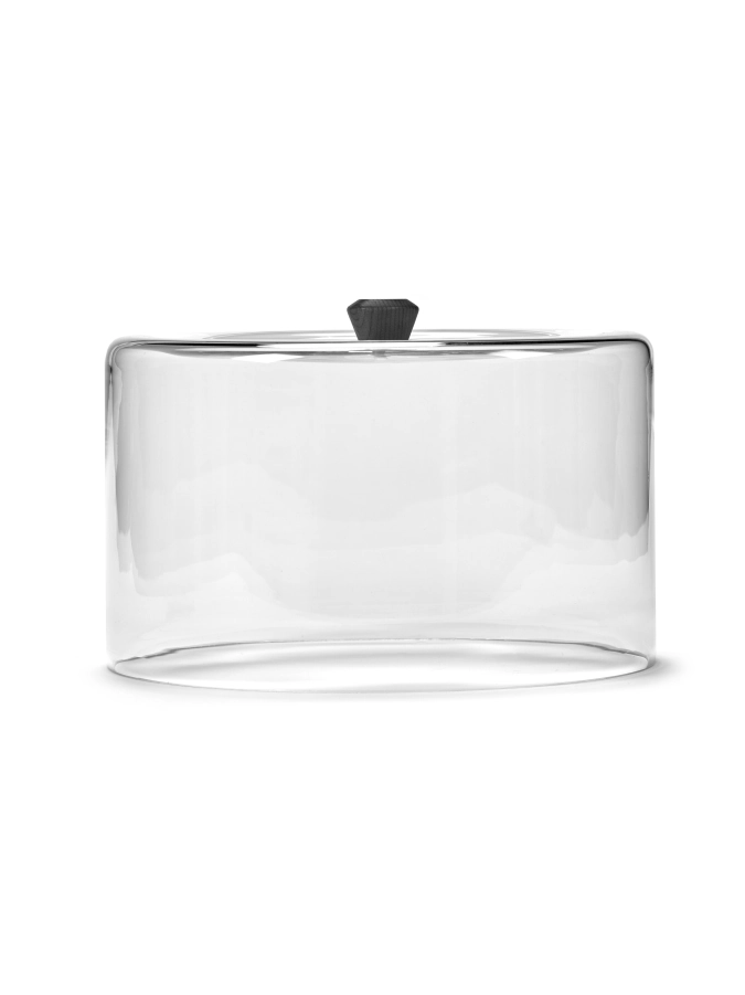Dune verre Dome noir D30.5xH17
