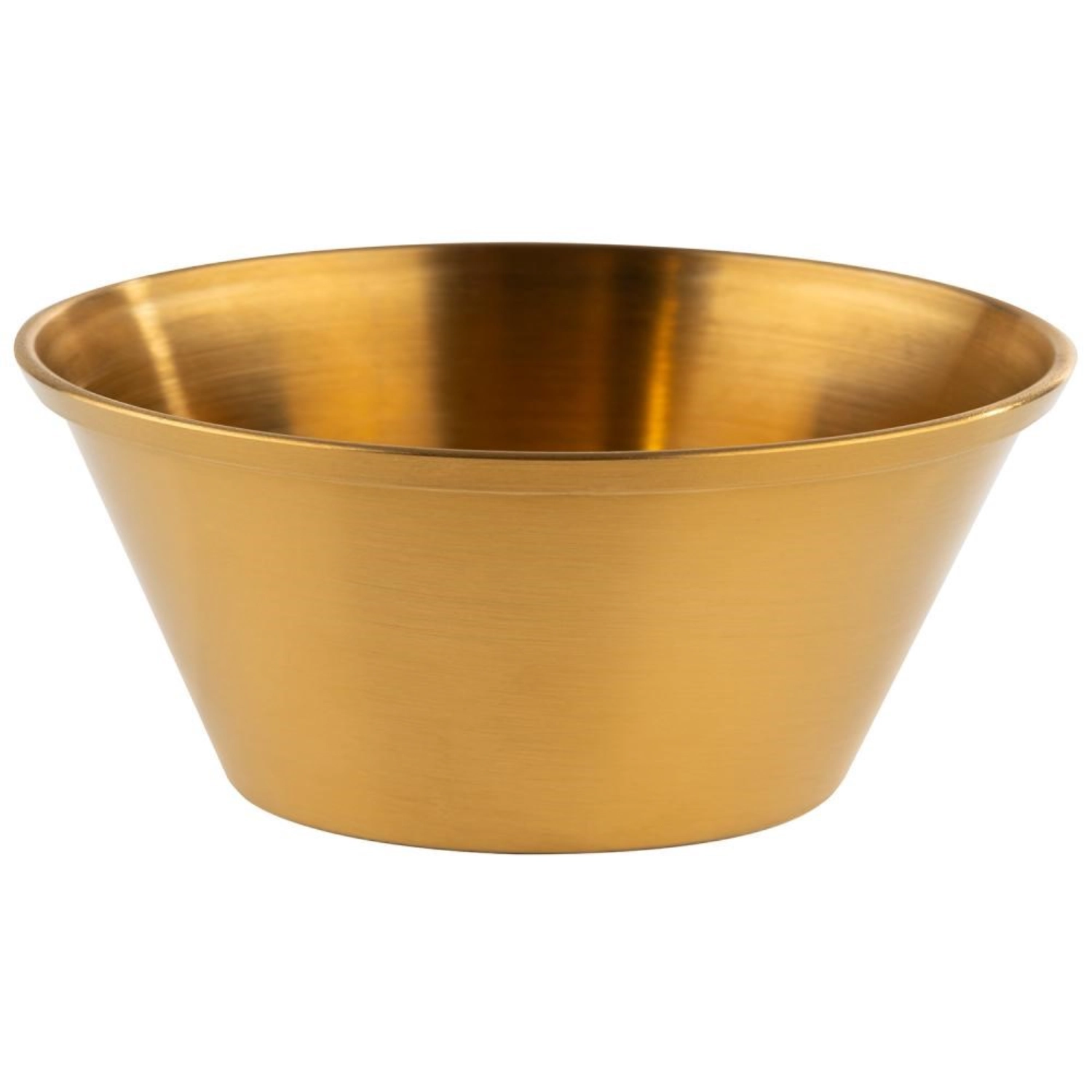 6er Set Dipschälchen D6cm H2.5cm, Edelstahl, Antik gold