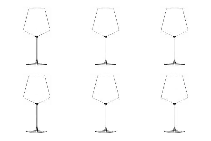 6er Set F. Sommier Ariane Rotweinglas