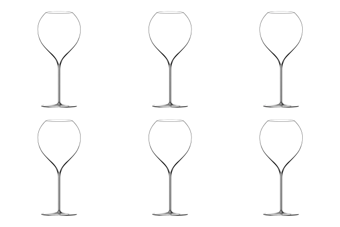 6er Set P. Jamesse Synergie Universalglas mundgeblasen