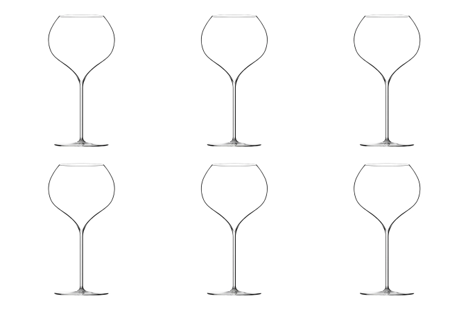 6er Set P. Jamesse Grand Blanc Weissweinglas mundgeb.