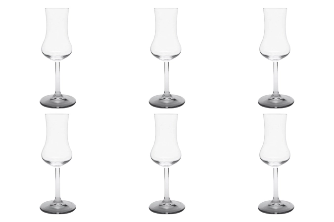 6er Set Taro Grappa Kelch 8cl, 2/4 cl /-/ 16.8cm