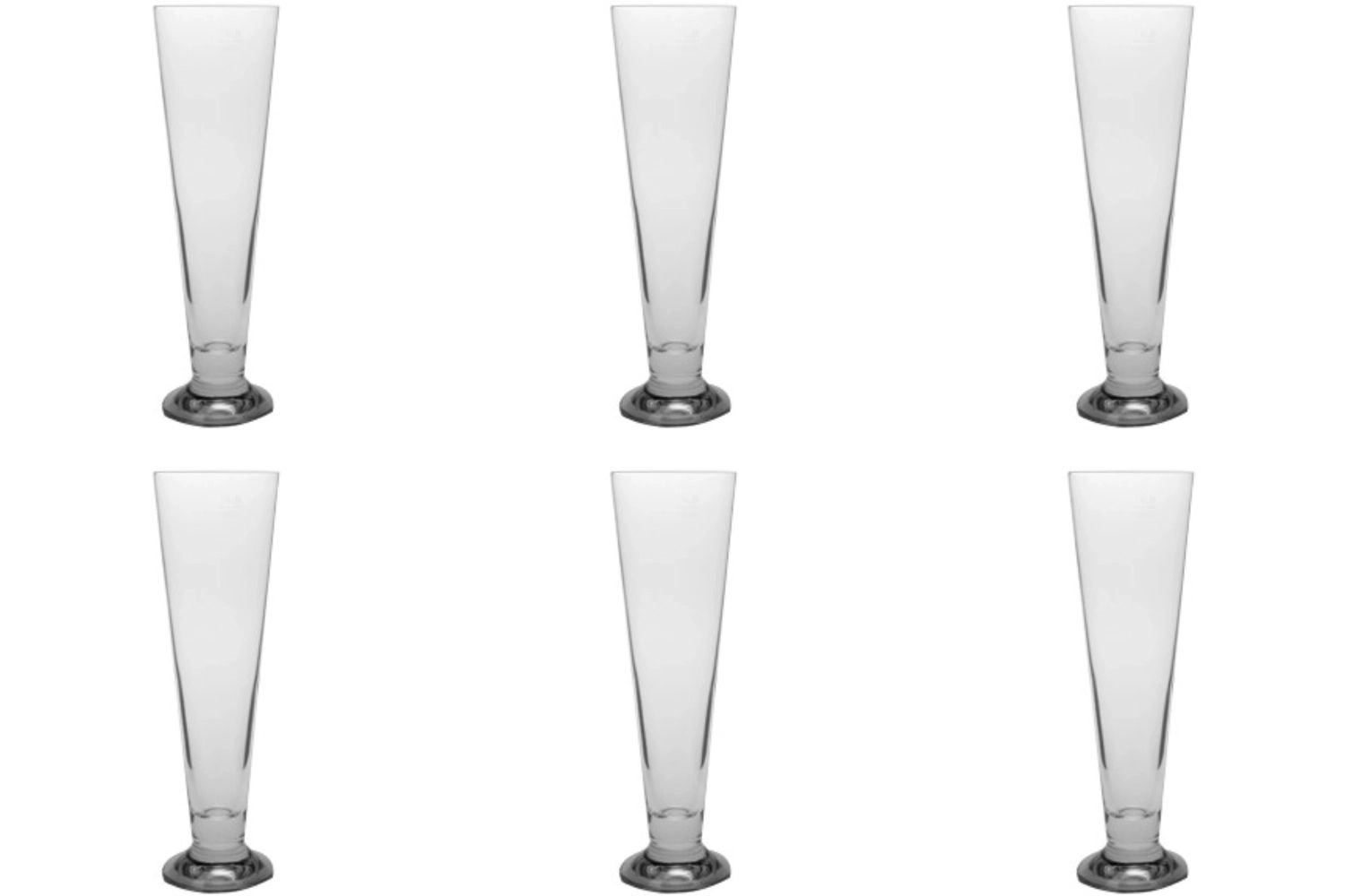 6er Set Palladio Bierstange 38 5cl 3dl geeicht