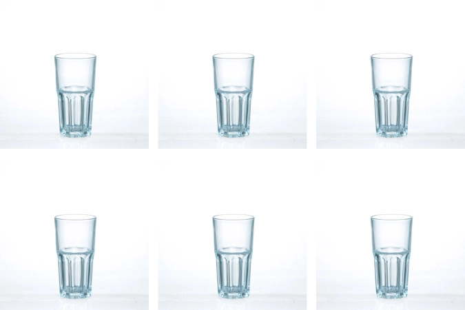 Lot de 6 gobelets à long drink Granity