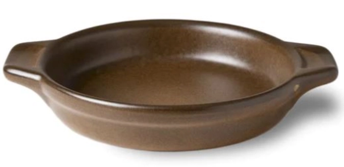 Pot à oeufs brun, 19x3 cm