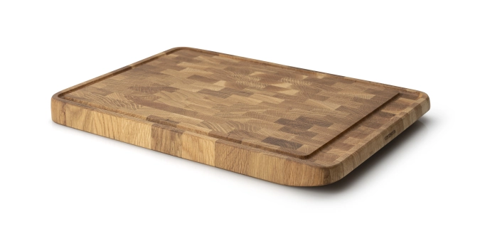 Tranchierbrett Eiche Stirnholz