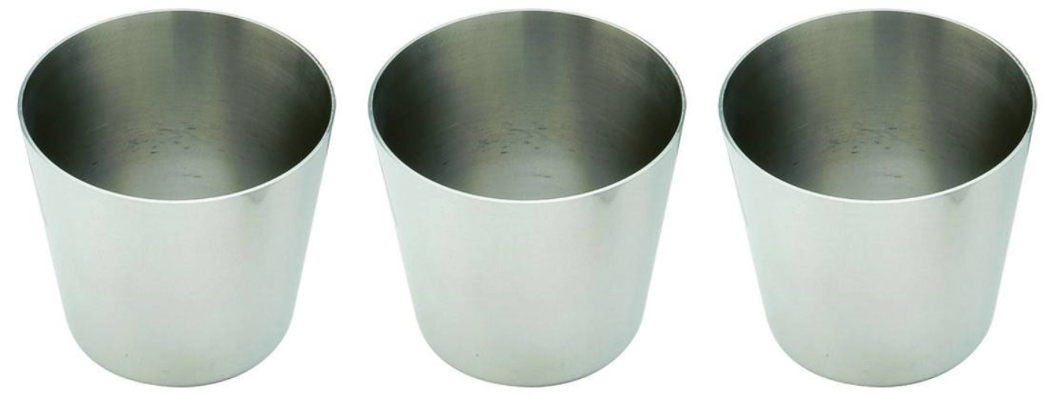 Lot de 3 moules à darioles