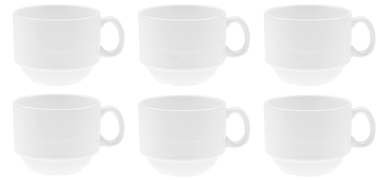 Lot de 6 tasses à café Karat 19 Tasse supérieure