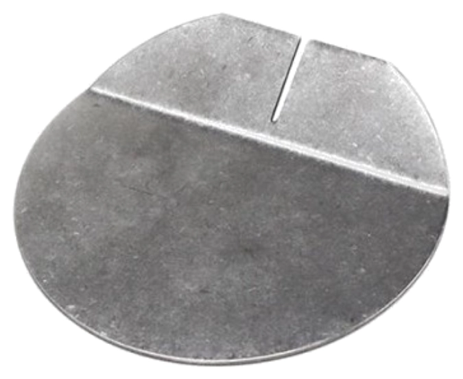 Besteckablage Edelstahl 18/10 rund D10cm Vintage