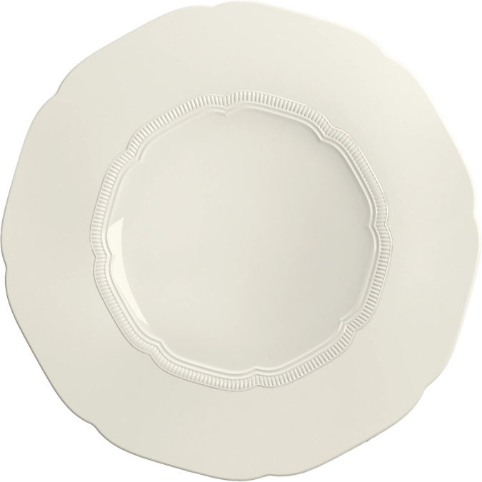 Create Assiette plate ronde coupe Relief 29cm