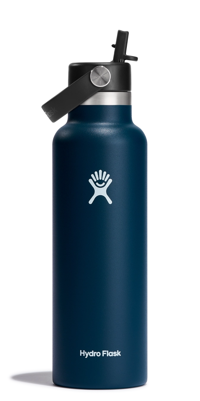 Gourde Standard Flex Couvercle avec paille