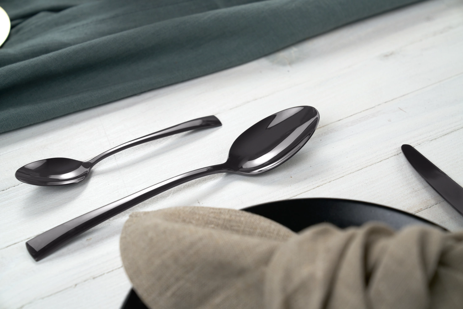 30tlg. Bellasera Menübesteck PVD anthrazit