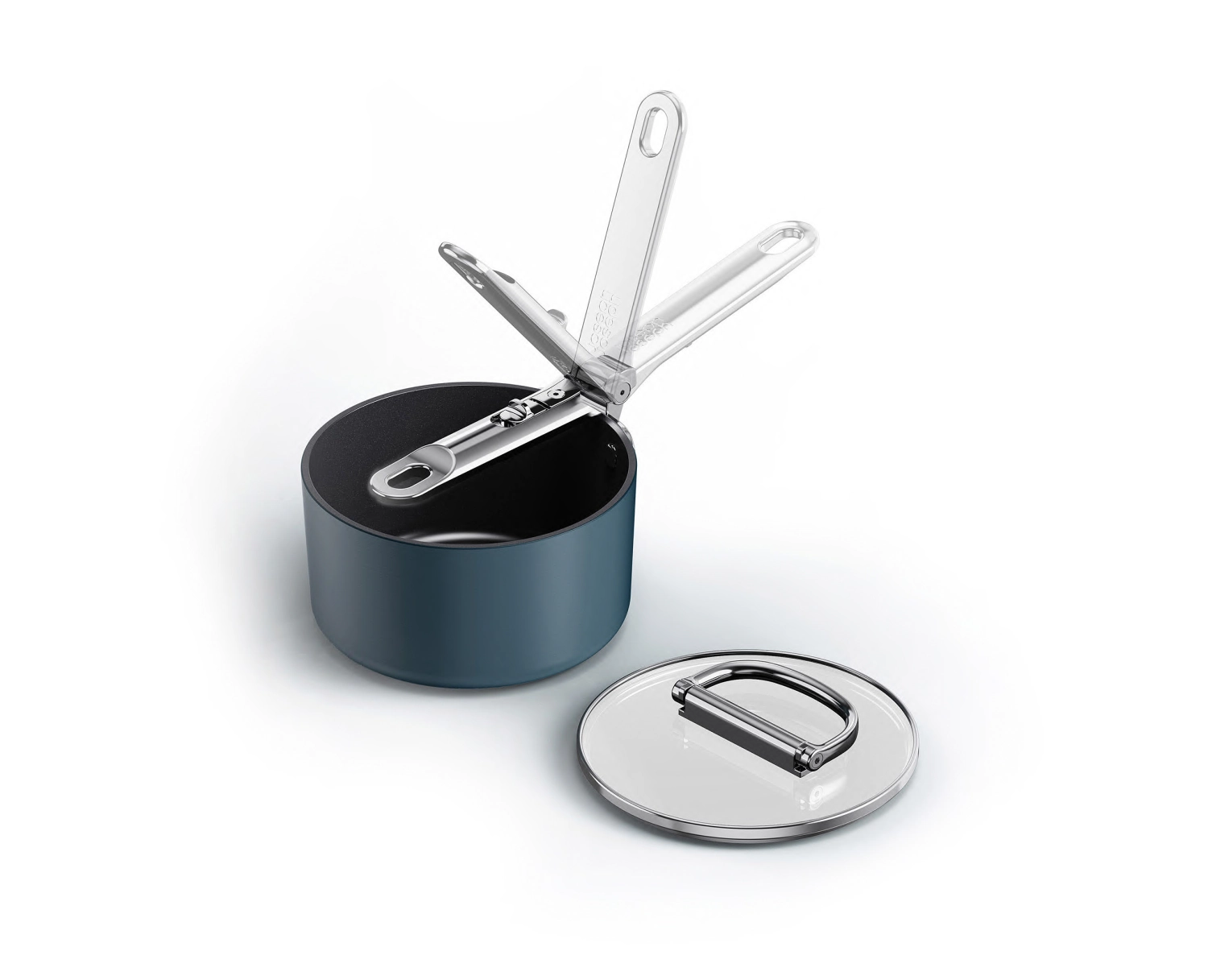 Space Casserole à manche rabattable avec couvercle