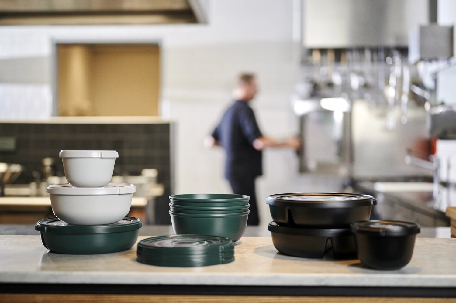 Mepal pro bol réutilisable pro 350 + 700 ml nordic black