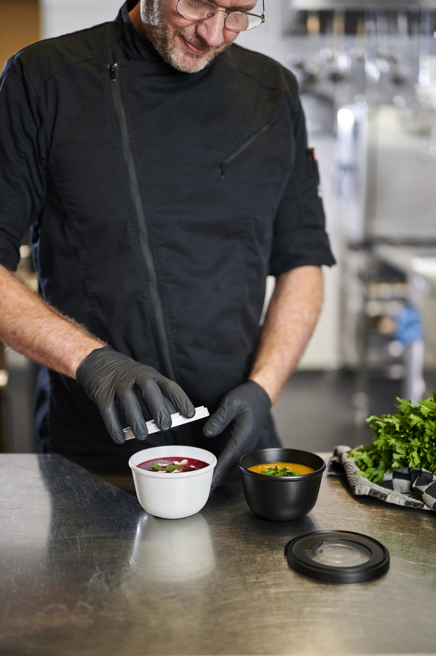 Mepal pro bol réutilisable pro 350 + 700 ml nordic black