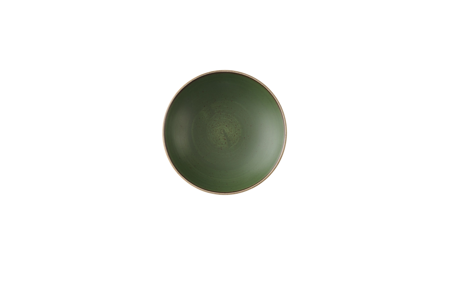 Stonecast Sorrel Green Coupe Teller tief