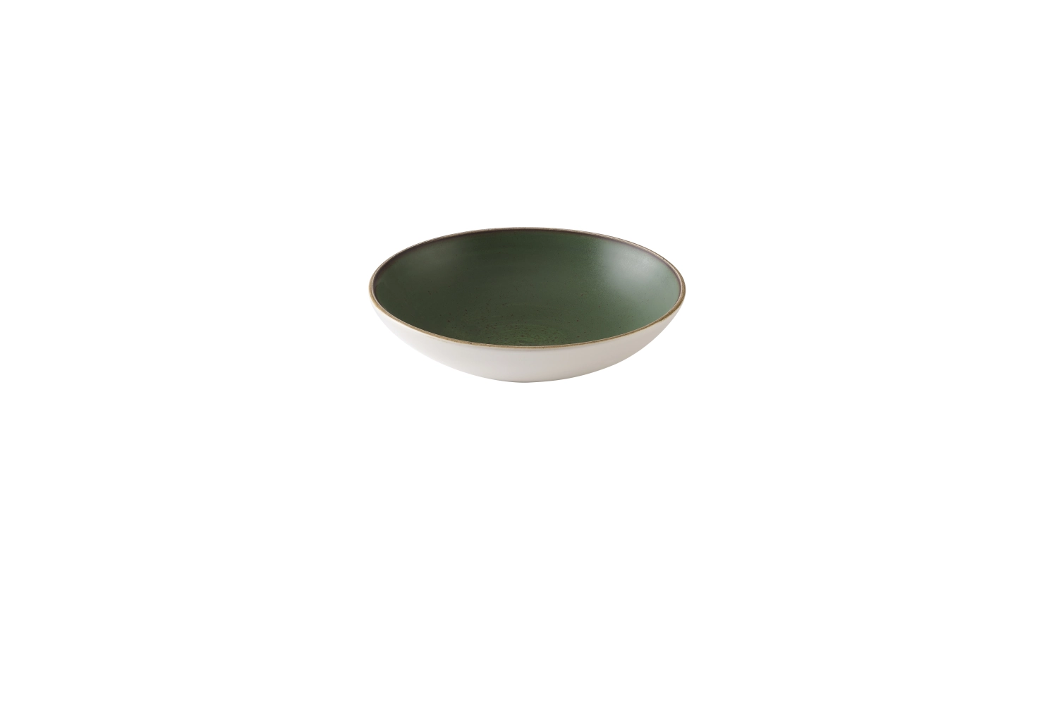 Stonecast Sorrel Green Coupe Teller tief