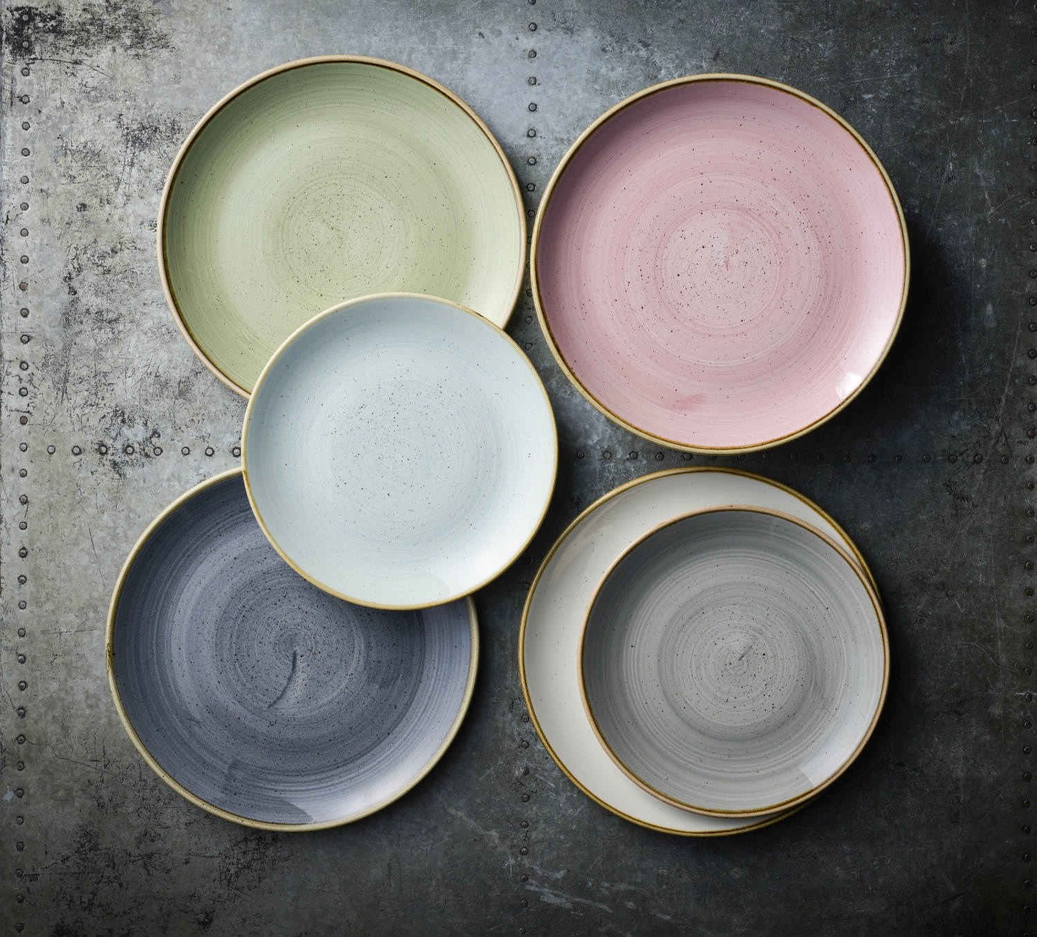 Stonecast Petal Pink Coupe Assiette plate