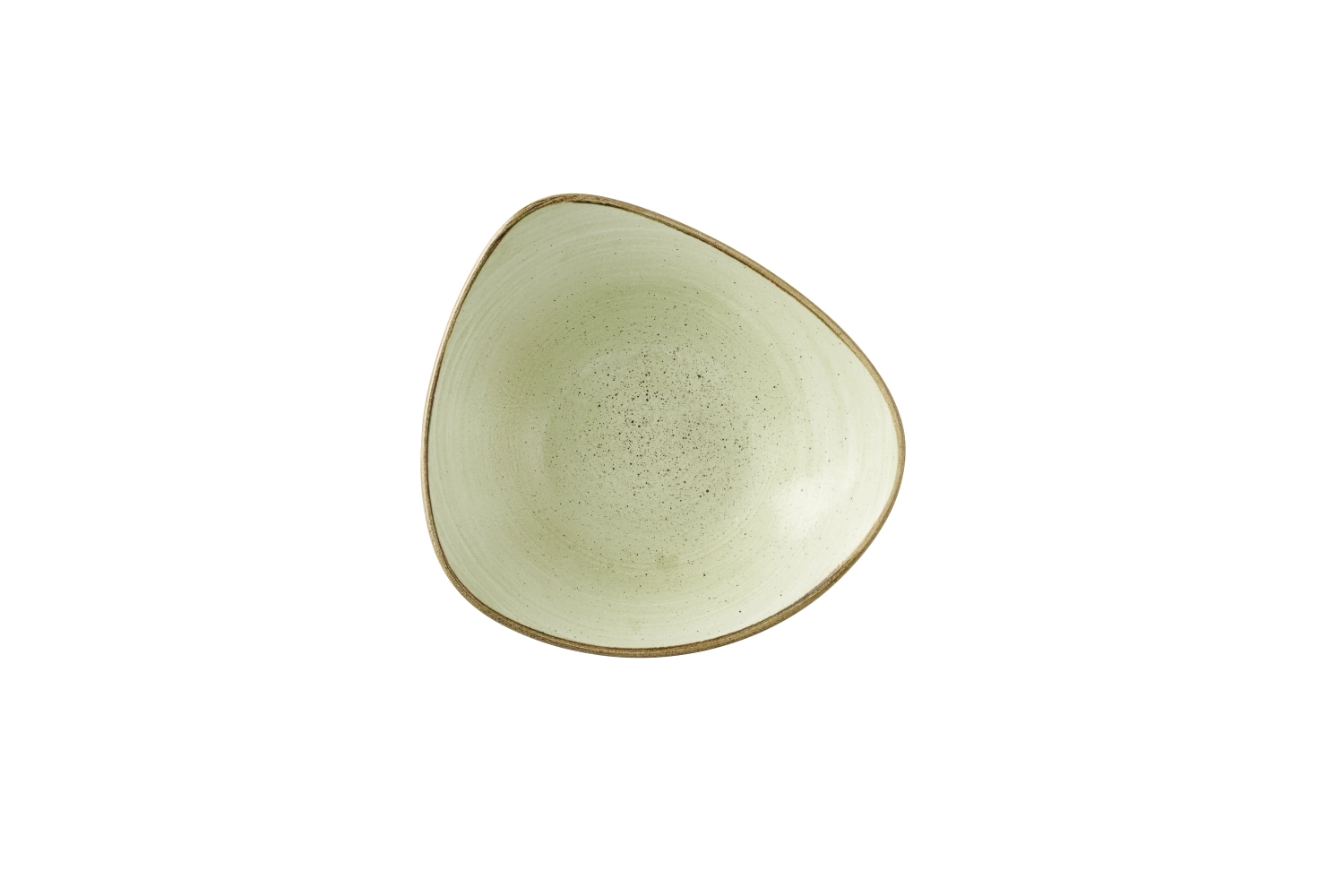 Stonecast Raw Green Triangel Schüssel