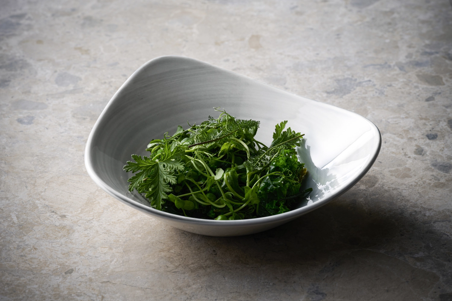 Stonecast Canvas Grey Triangel Schüssel