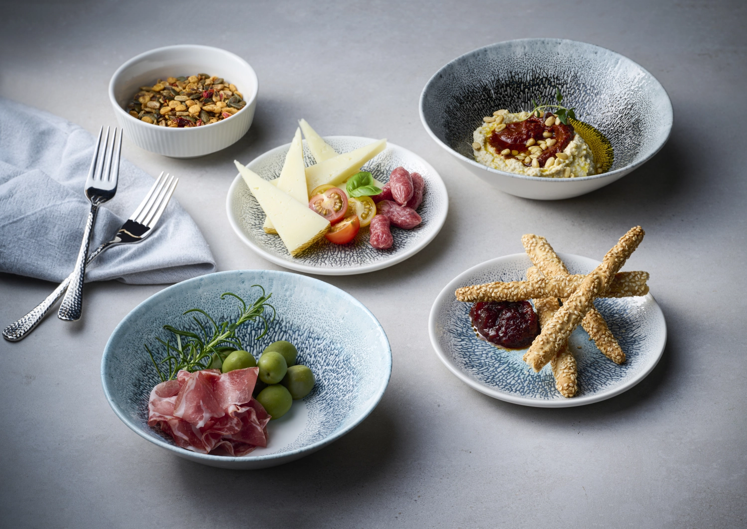 S.P. Fusion Aquamarine Plat profond