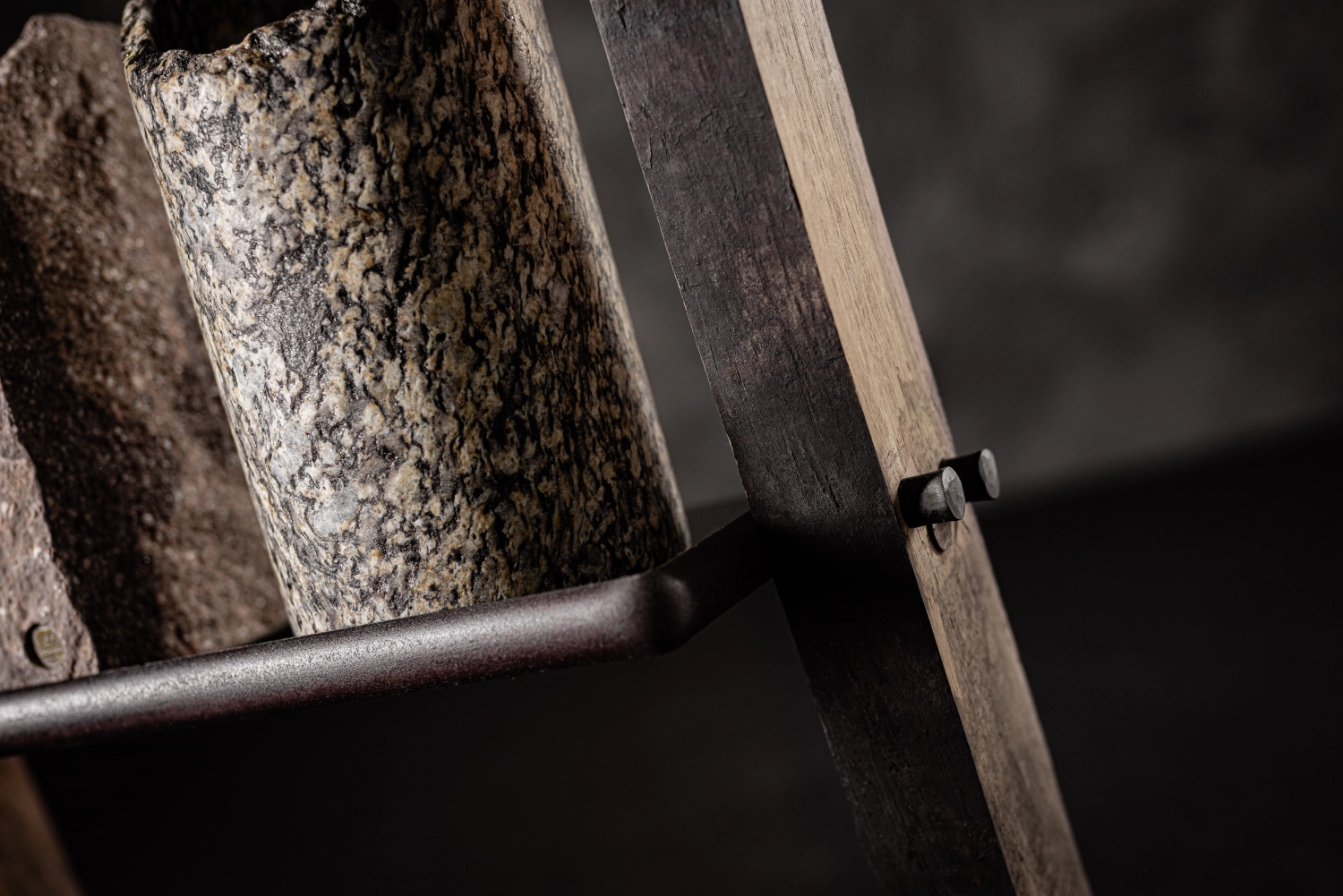 Aufsteller Holz/Eisen