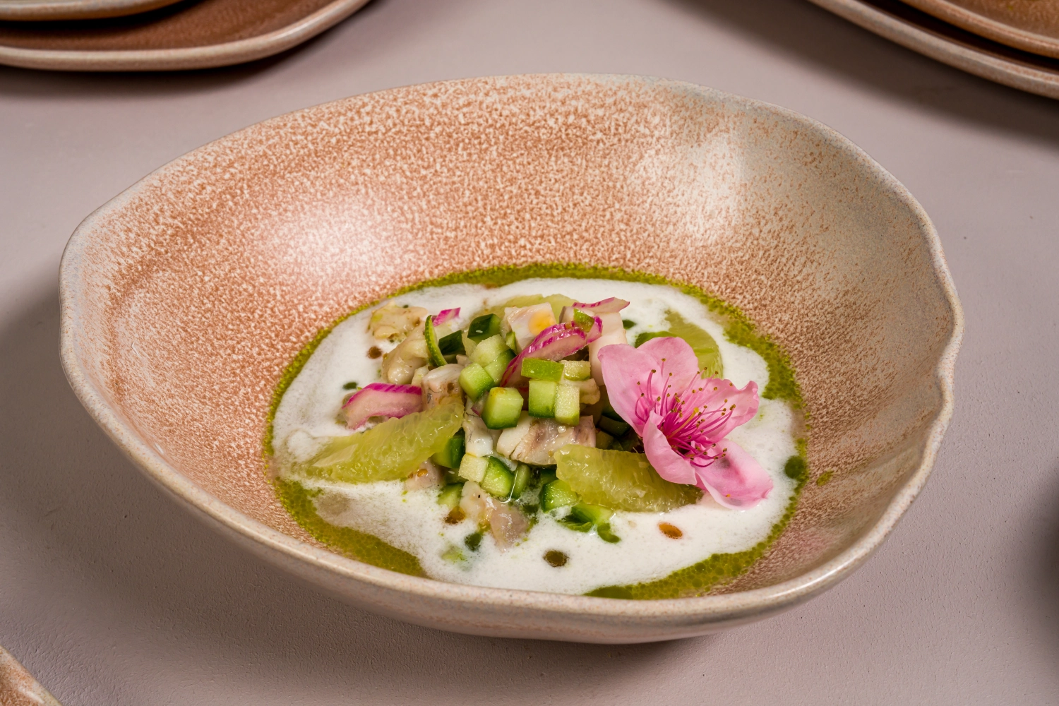 Tone Blush Assiette ovale L24cm