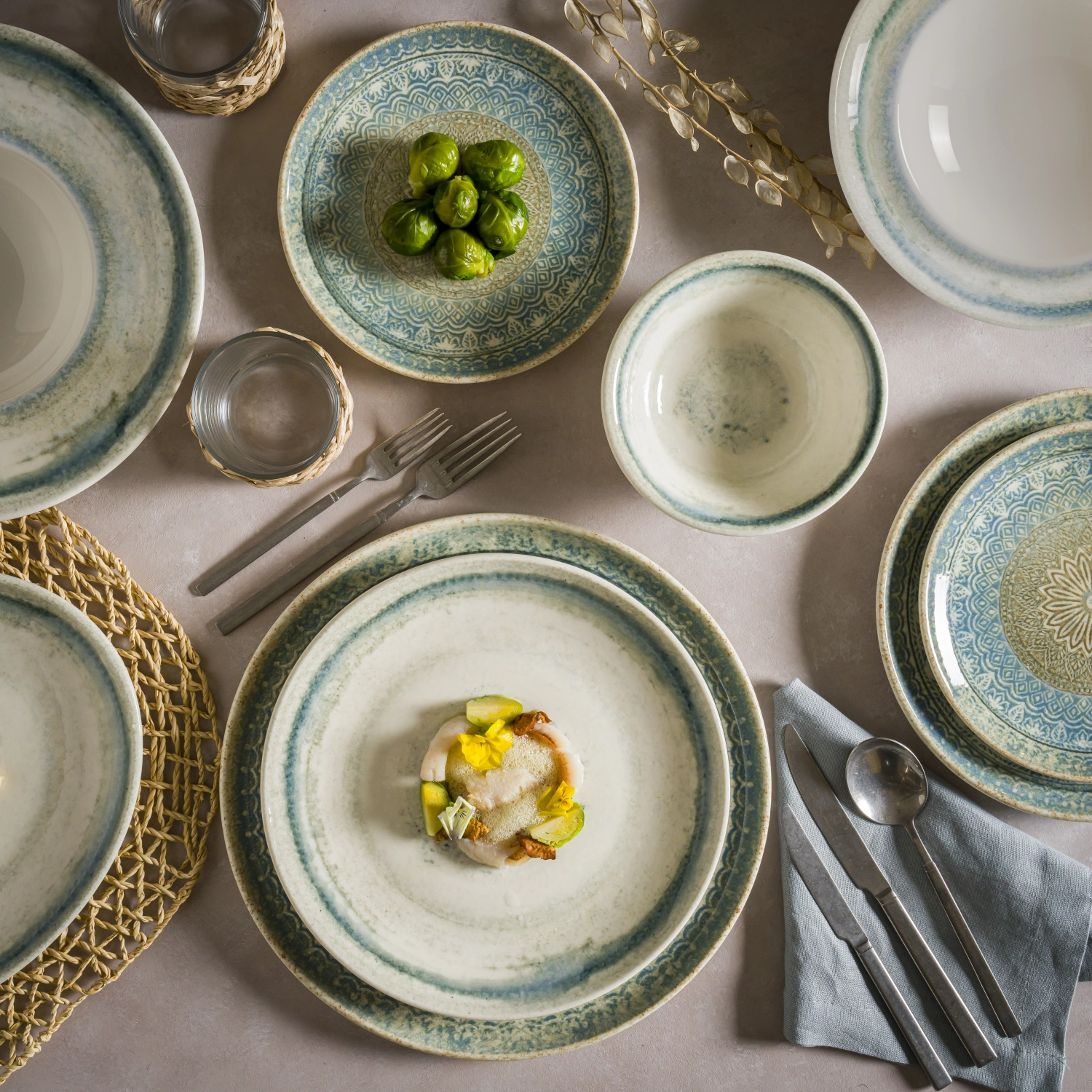 Rivus Ethnic Gourmet Teller tief