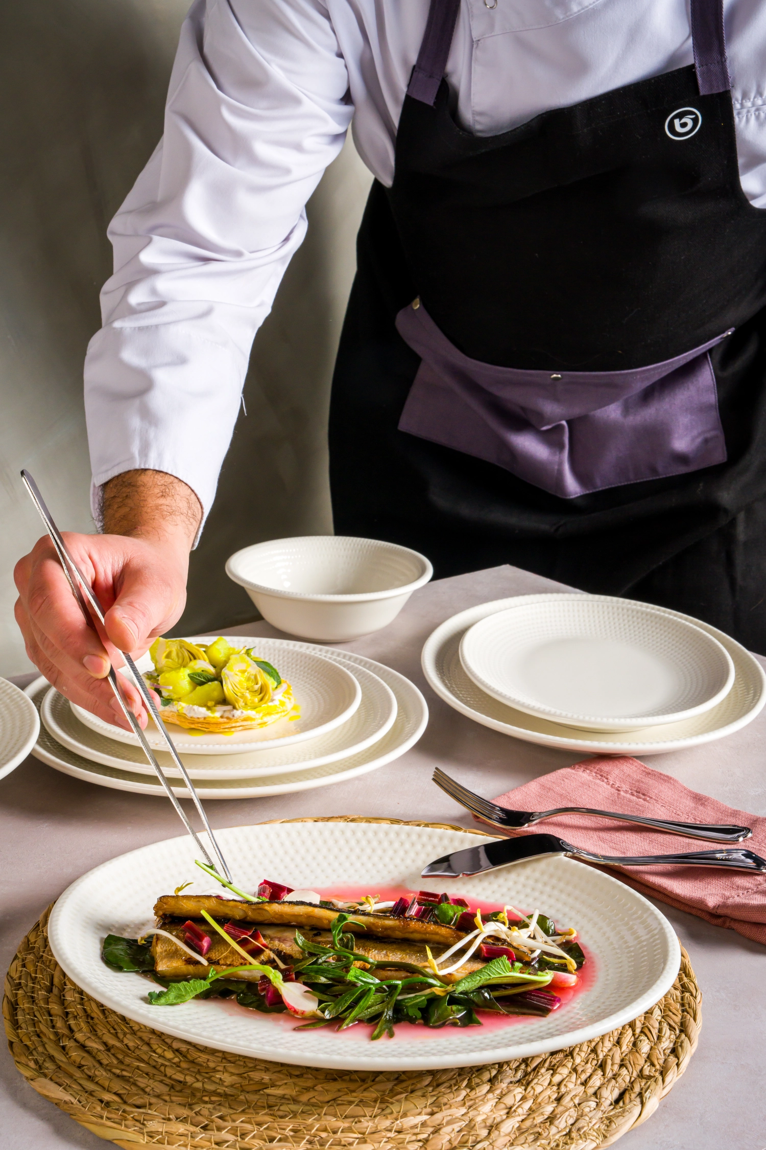 Assiette plate Pure Dot Gourmet D27cm