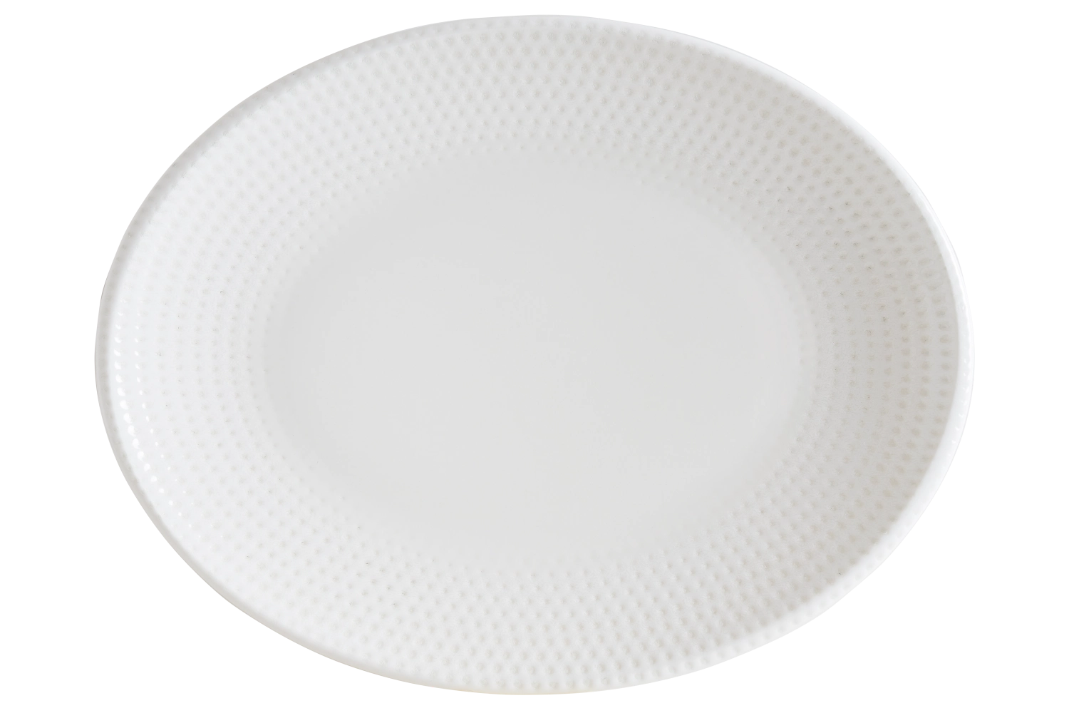 Assiette ovale Pure Dot Moove 31x24cm