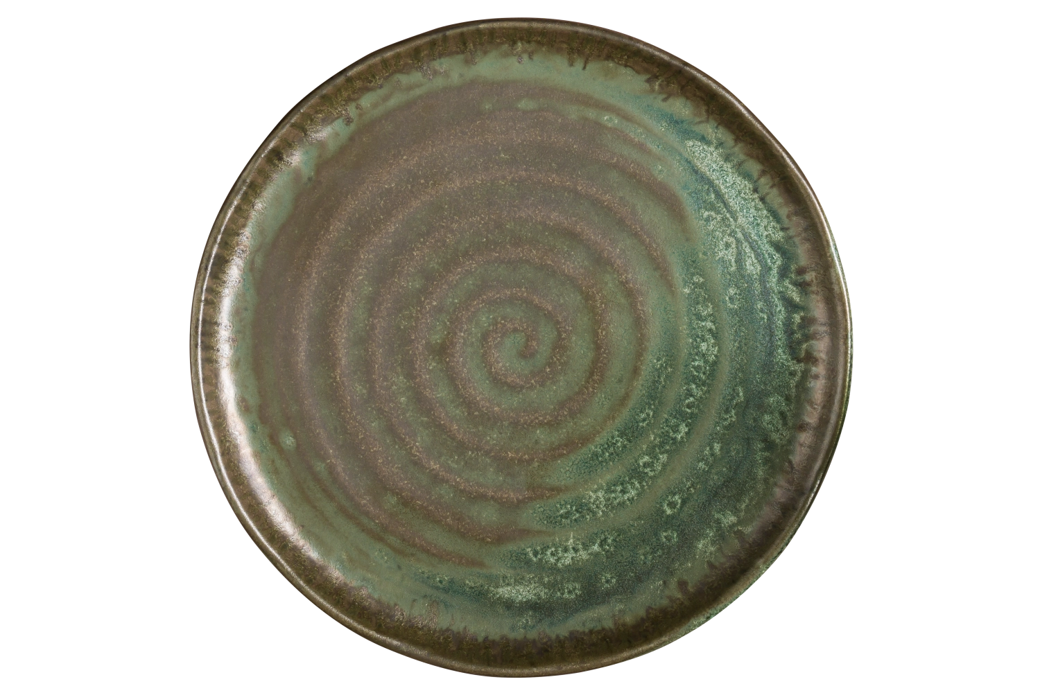 Lagoon Olive Teller flach
