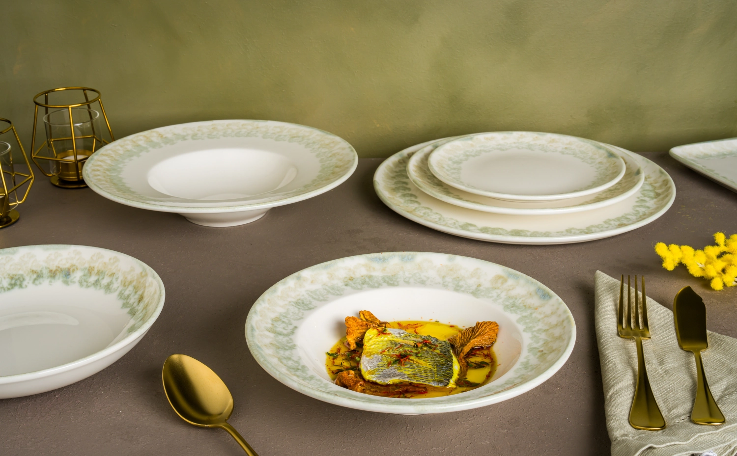 Assiette plate Moon Forest Gourmet D25cm