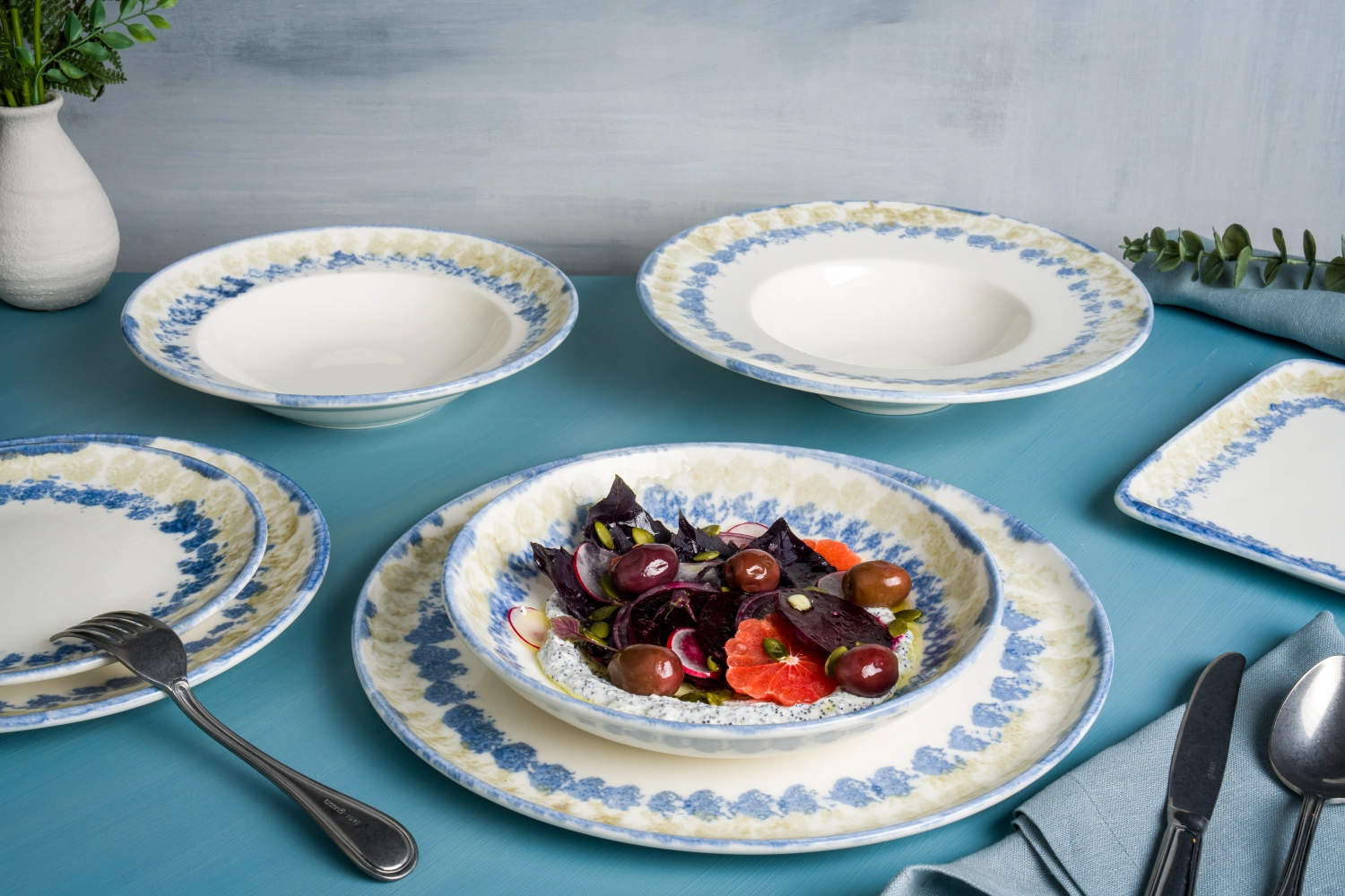 Assiette plate Moon Sky Gourmet D25cm