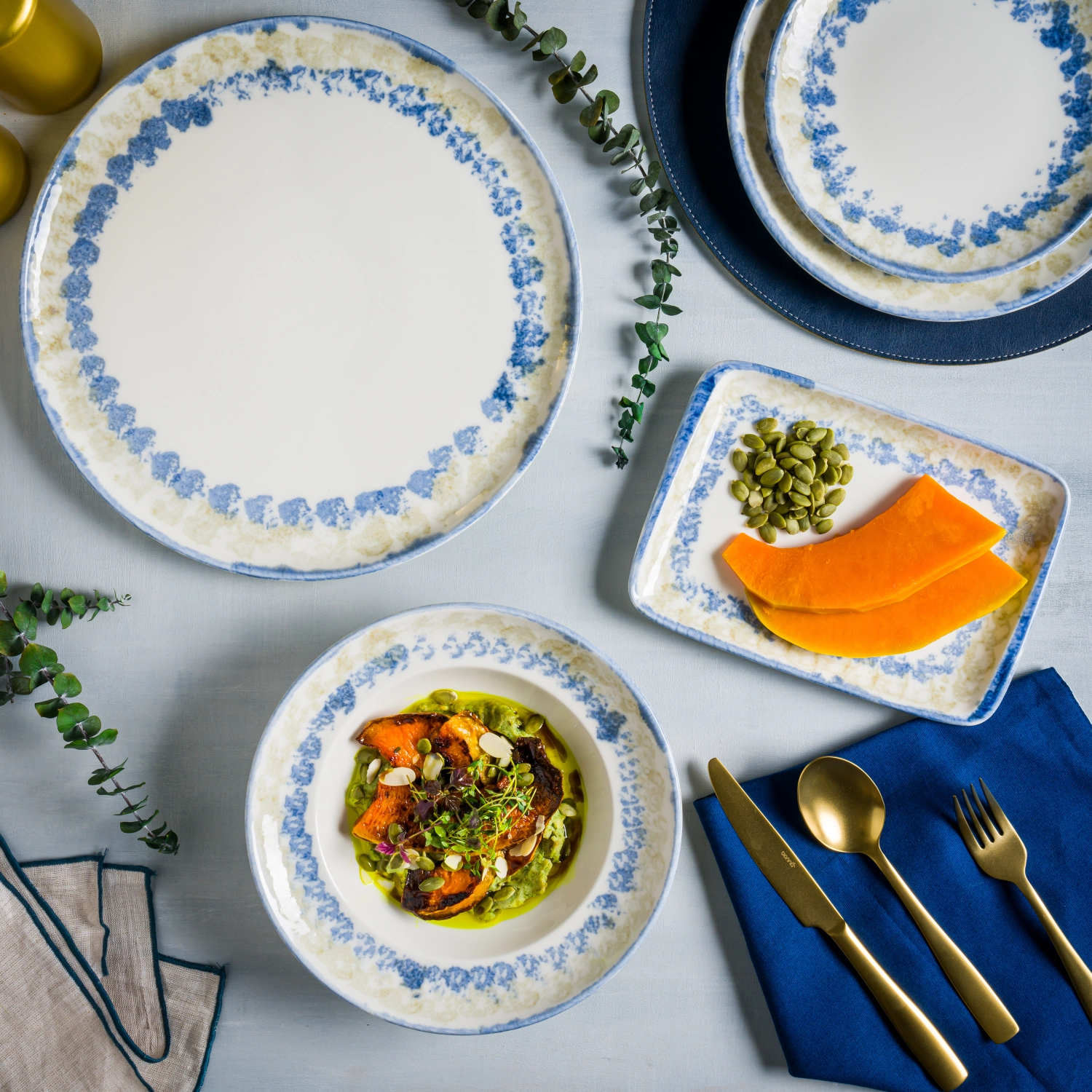 Assiette plate Moon Sky Gourmet D25cm