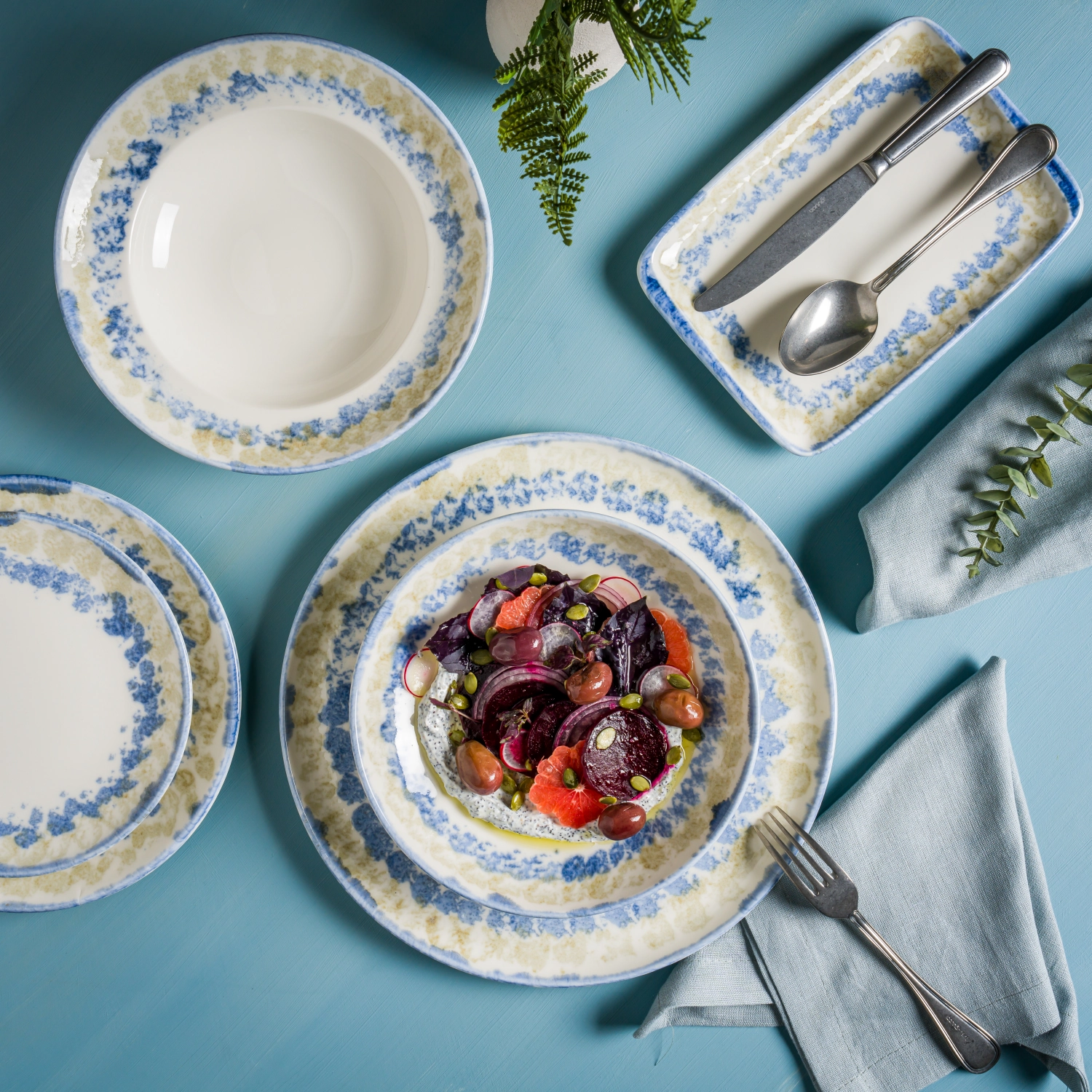 Moon Sky Gourmet Teller tief