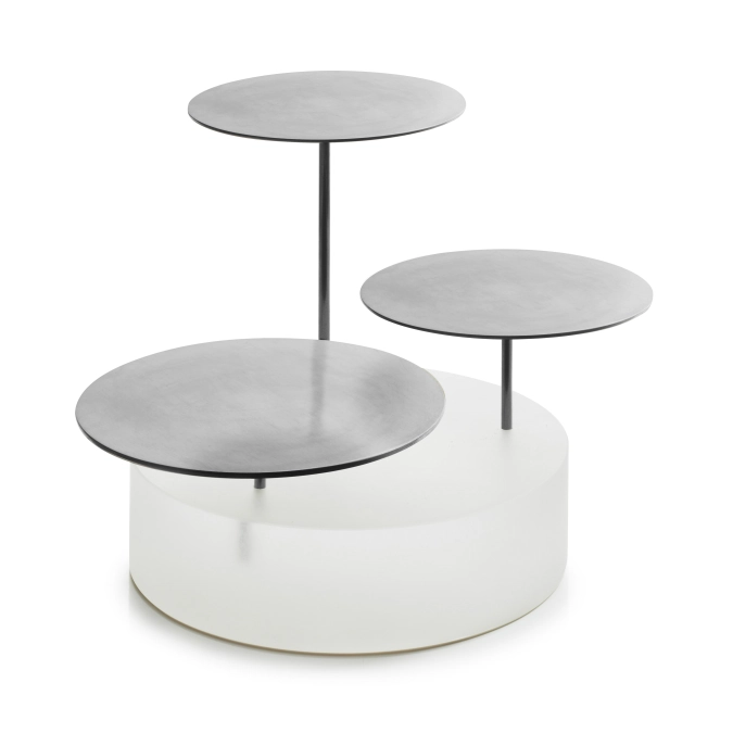 Ice bloc de service avec 3 plateaux