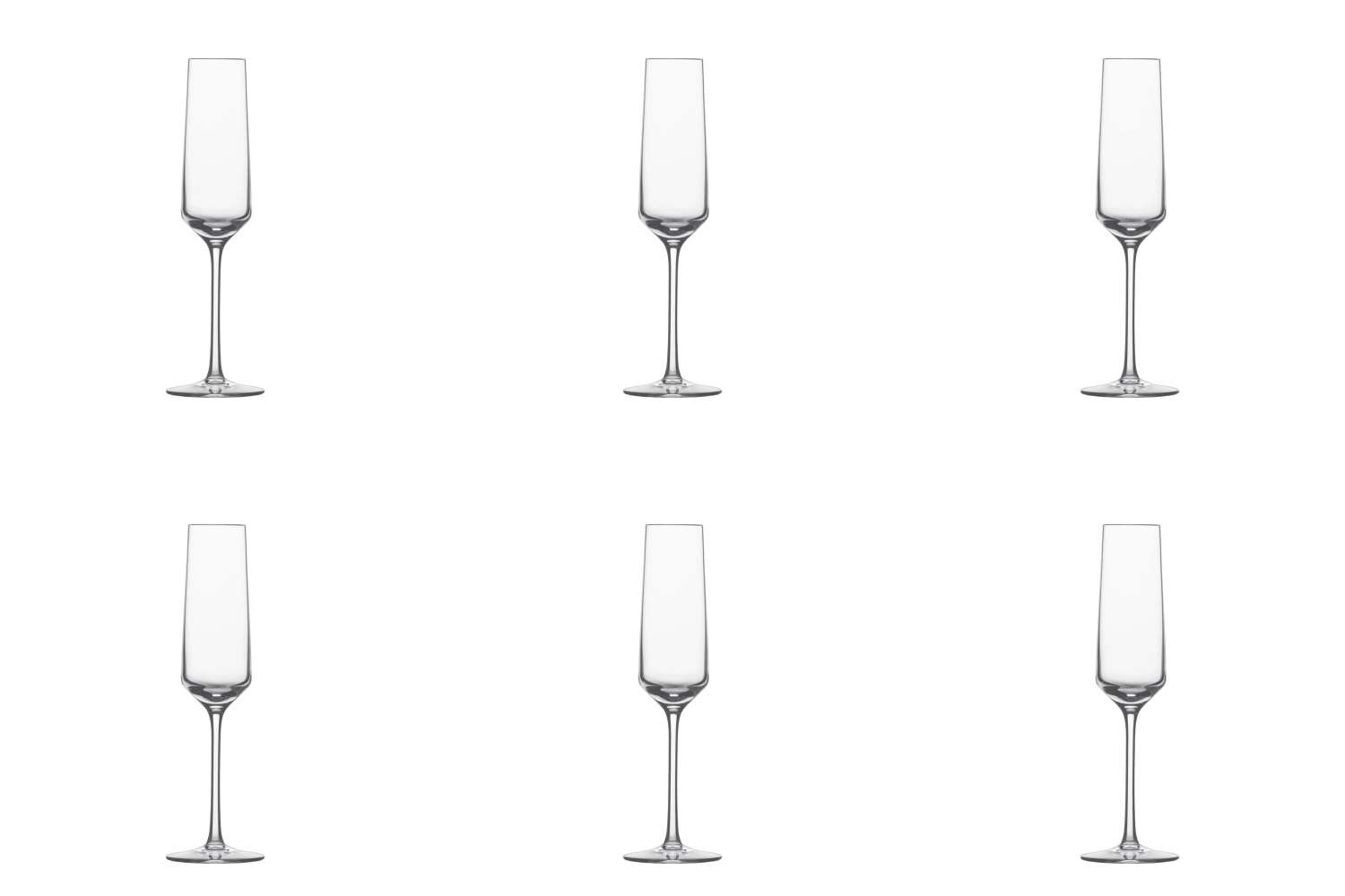 6er Set Belfesta Pure 7 Sektglas