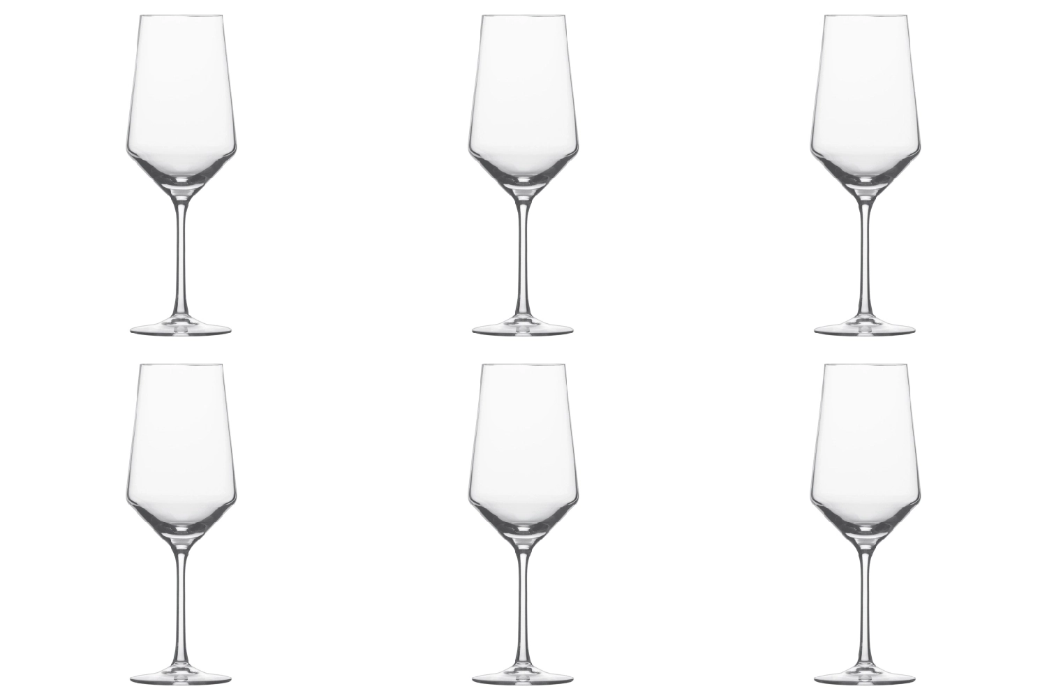 Lot de 6 Belfesta /Pure calices à bordeaux