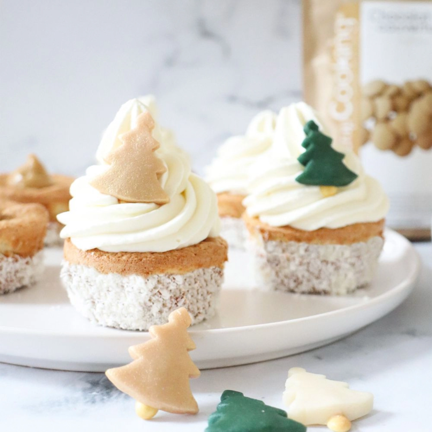 Marzipandekor Weihnachten Tannenbaum