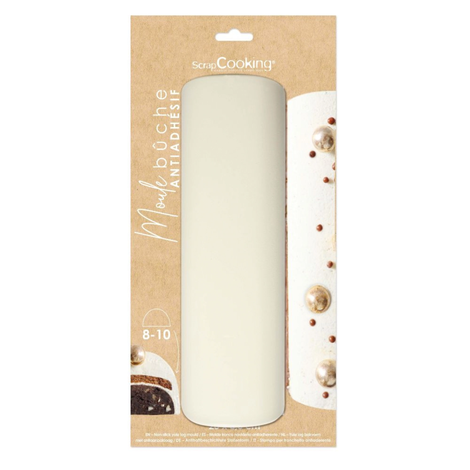 Backform Bûche Antihaftbeschichtung