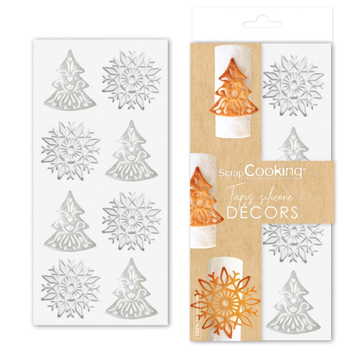 Backform für Kuchentopper Weihnachten gemischt