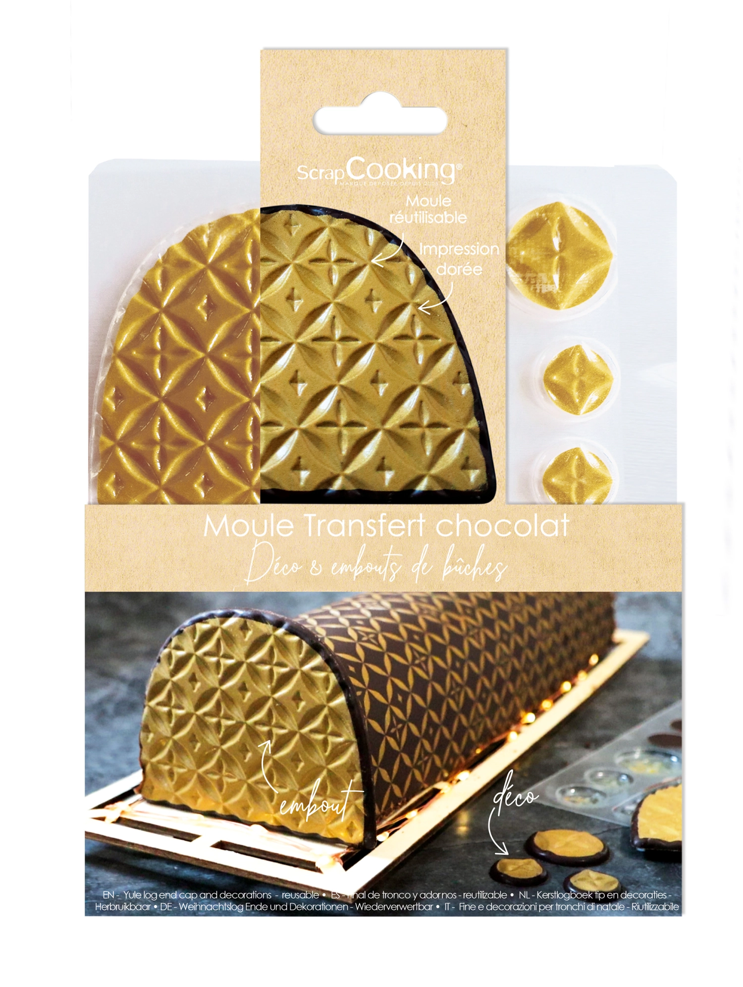 Rouladen Endkappe Couture Schokogeschmack