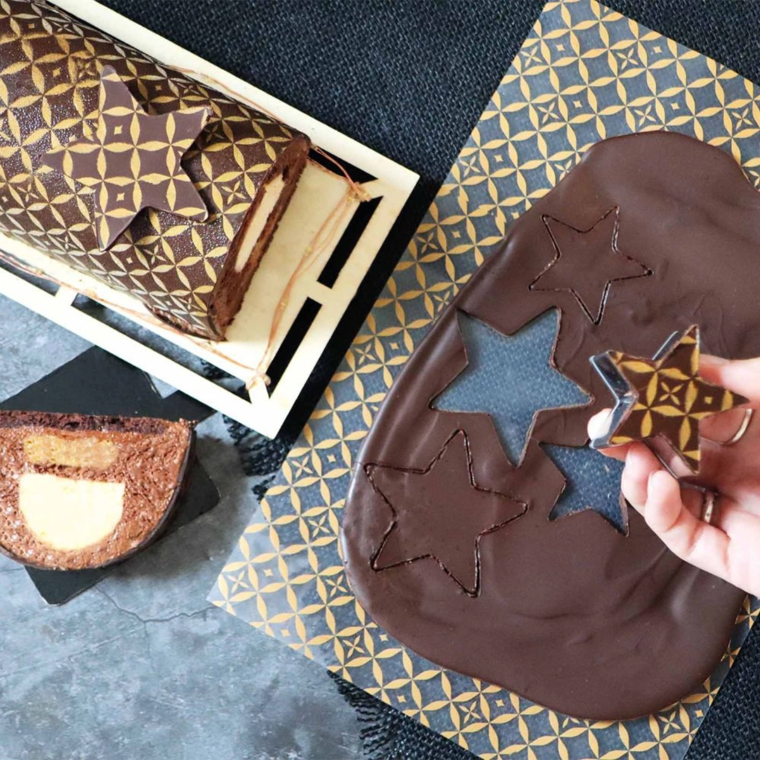 2er Set Transferbögen Couture Schokogeschmack
