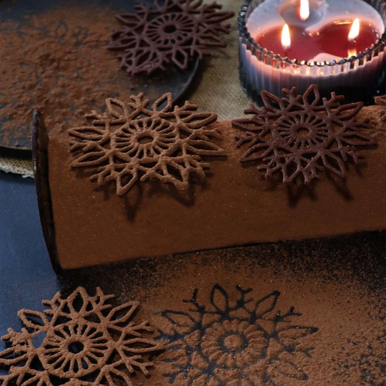 Poudre colorante cacao velouté scintillant