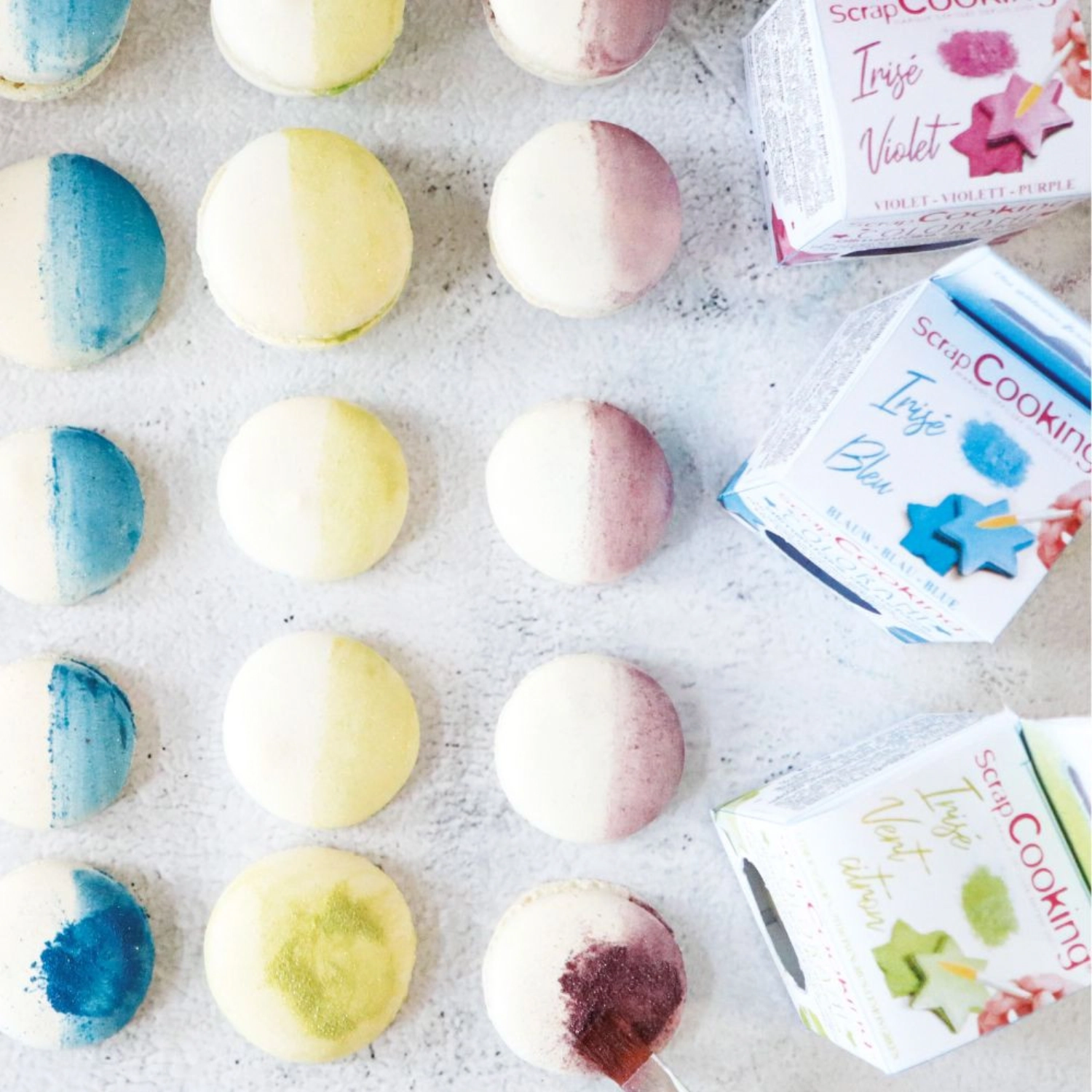 Farbpulver kaltes Oberflächendekor irisierend