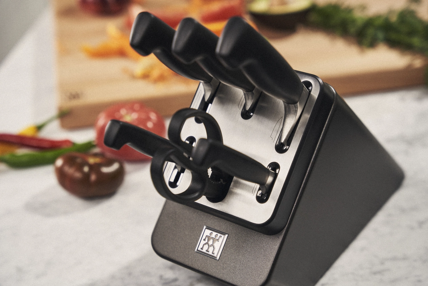 7tlg. Four Star Selbstschärfender Messerblock