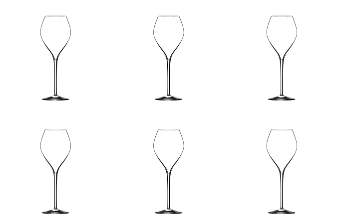 6er Set P. Jamesse Premium Champagnerglas